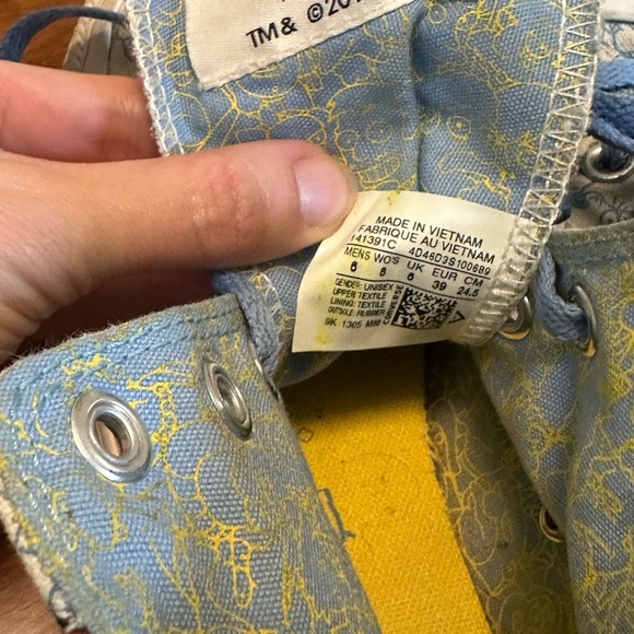 Converse Chuck Taylor The Simpsons Bart High Top 2013 Men’s 6 Women’s 8 Rare - Picture 6 of 10